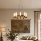 Livia Modern Alabaster Hanging Light Fixtures - D680Blushlighting