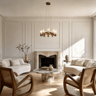 Livia Modern Alabaster Hanging Light Fixtures - D680Blushlighting