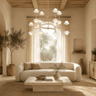 Living Room Chandelier – Refined Modern Aveline - L30.7” x H21.5”Blushlighting