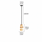 Living Room Chandelier – Sculptural Modern Aurelia - 1 Light - D4” x H8” (A Style)Blushlighting