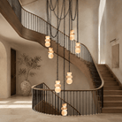 Living Room Chandelier – Sculptural Modern Aurelia - 1 Light - D4” x H8” (A Style)Blushlighting