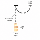 Living Room Chandelier – Sculptural Modern Aurelia - 1 Light - D4” x H8” (B Style)Blushlighting