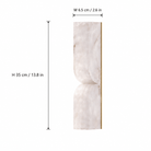 Living Room Wall Sconce | Spanish Alabaster Minimalist | Avenor - 35 cmBlushlighting