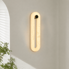 Living Room Wall Sconce | Spanish Alabaster Minimalist | Orelis - 40 cmBlushlighting