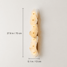 Living Room Wall Sconce | Spanish Alabaster Organic Modern | Petalune - 7 LightsBlushlighting