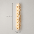 Living Room Wall Sconce | Spanish Alabaster Organic Modern | Petalune - 9 LightsBlushlighting