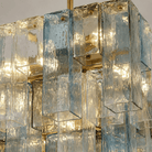 Living Room/Bedroom Chandelier – Artisan Murano Style Chromatic Vault - 45 x 45 cm (17.7 x 17.7 in)Blushlighting