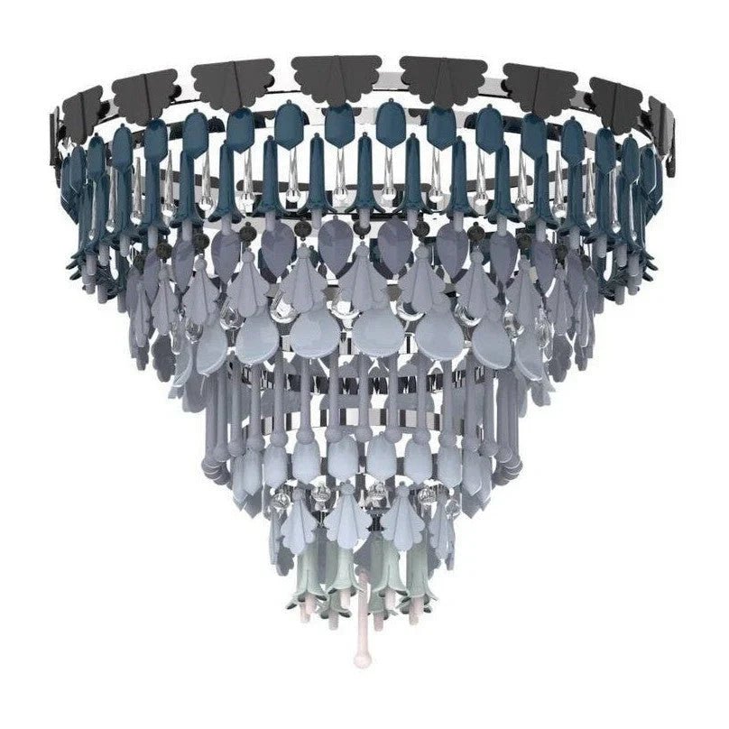 Lladro Seasons Chandelier - WinterMediumBlushlighting