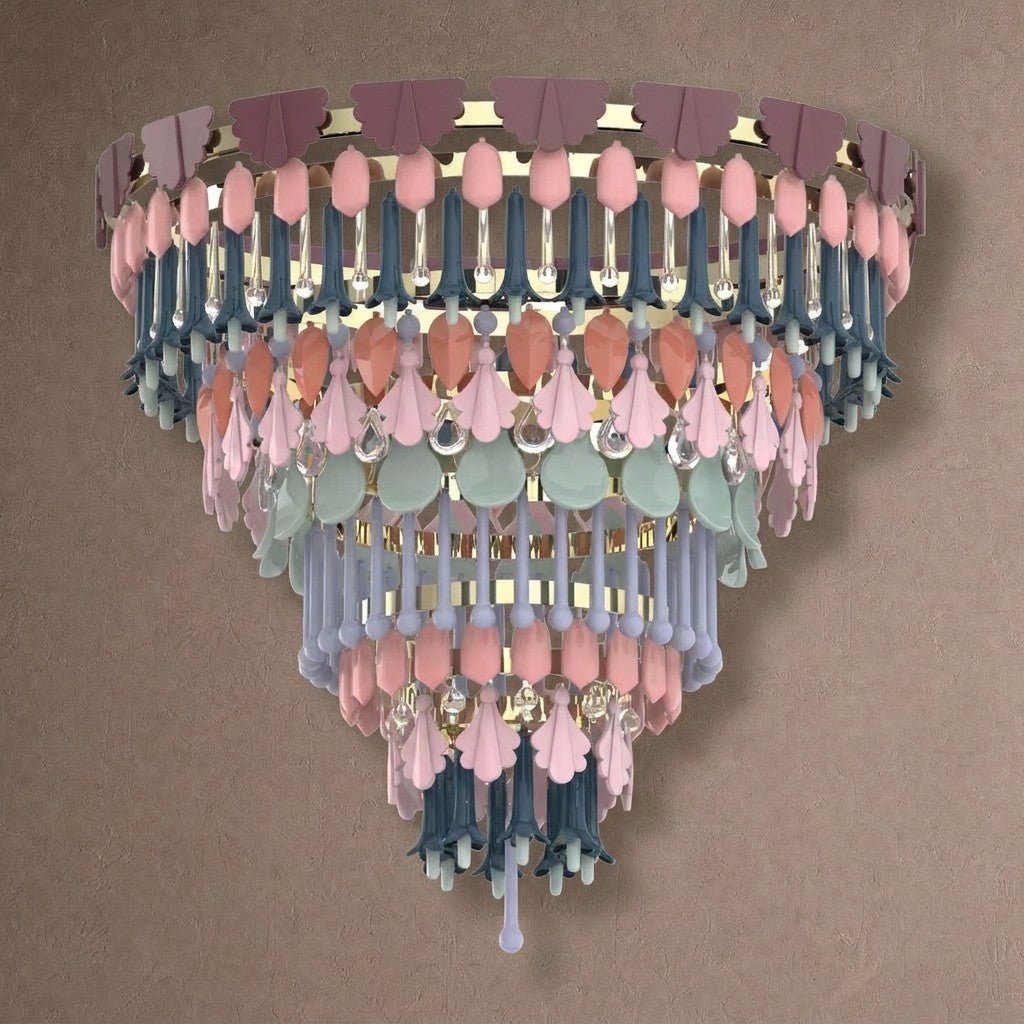 Lladro Seasons Chandelier - FallMediumBlushlighting