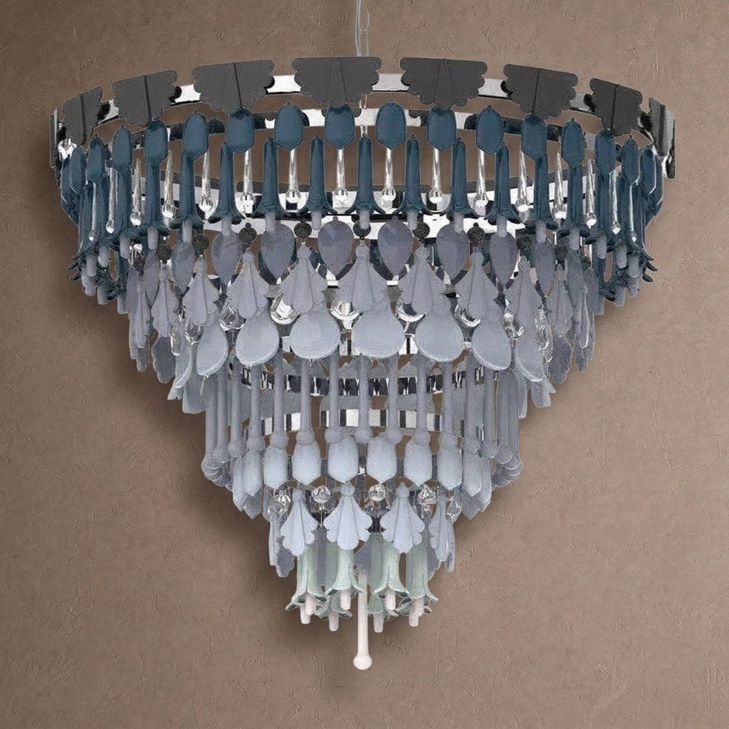 Lladro Seasons Chandelier - WinterMediumBlushlighting