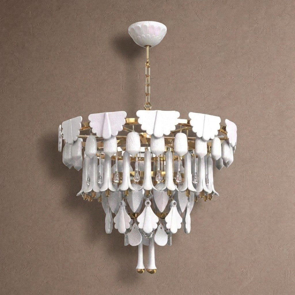 Lladro Seasons Chandelier - SunriseSmallBlushlighting