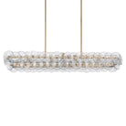 Loren Linear Chandelier - L 54" x W 14" x H 8"GreenBrassBlushlighting