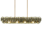 Loren Linear Chandelier - L 54" x W 14" x H 8"ClearBrassBlushlighting