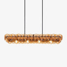 Loren Linear Chandelier - L 54" x W 14" x H 8"GreenBrassBlushlighting