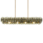 Loren Linear Chandelier - L 54" x W 14" x H 8"GreenBrassBlushlighting