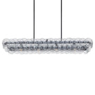 Loren Linear Chandelier - L 54" x W 14" x H 8"ClearBrassBlushlighting