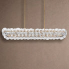 Loren Linear Chandelier - L 54" x W 14" x H 8"GreenBrassBlushlighting