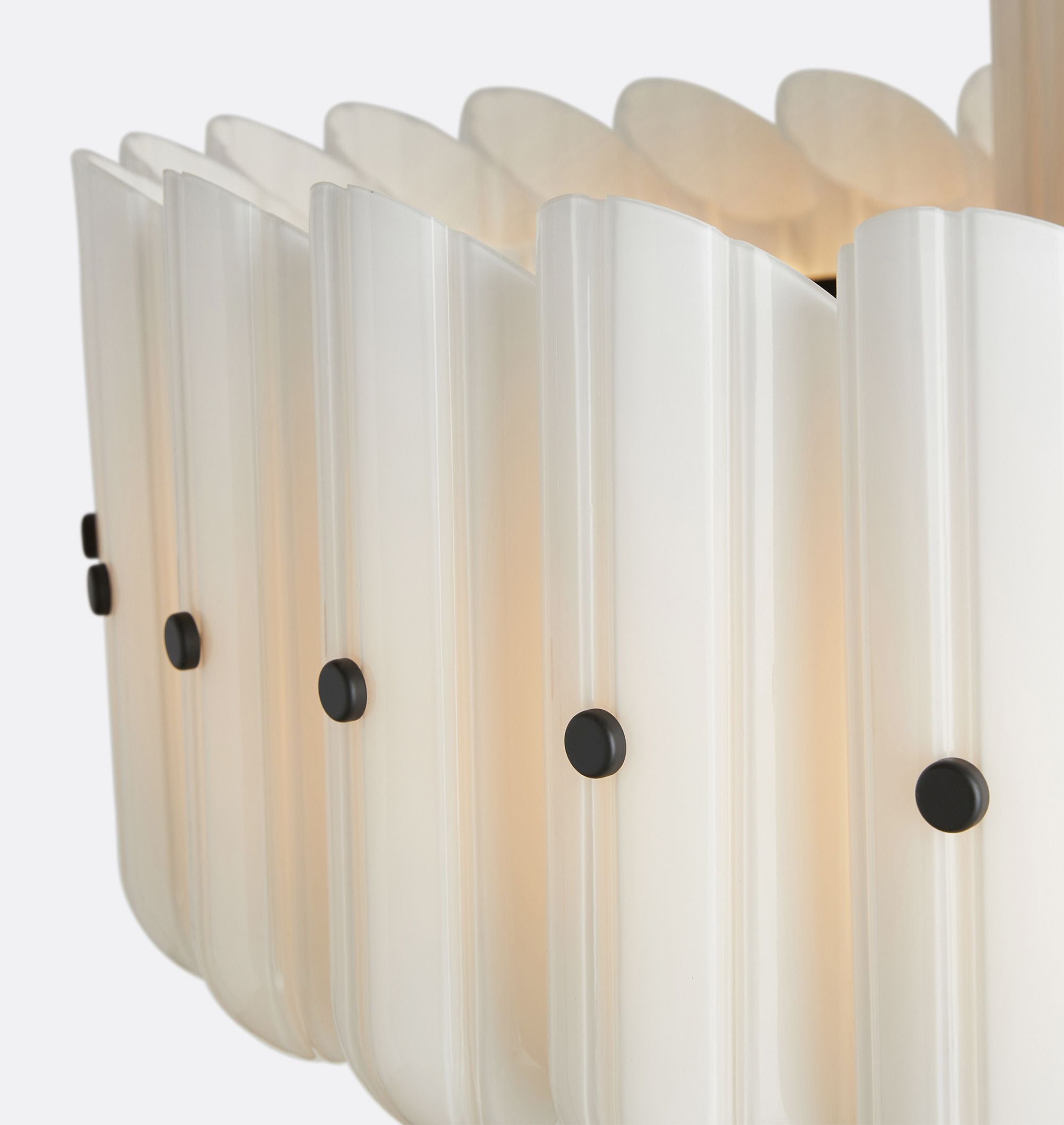 Lorna LED Double Tier Chandelier 25" 35" 46" - Polished Nickel46"Blushlighting