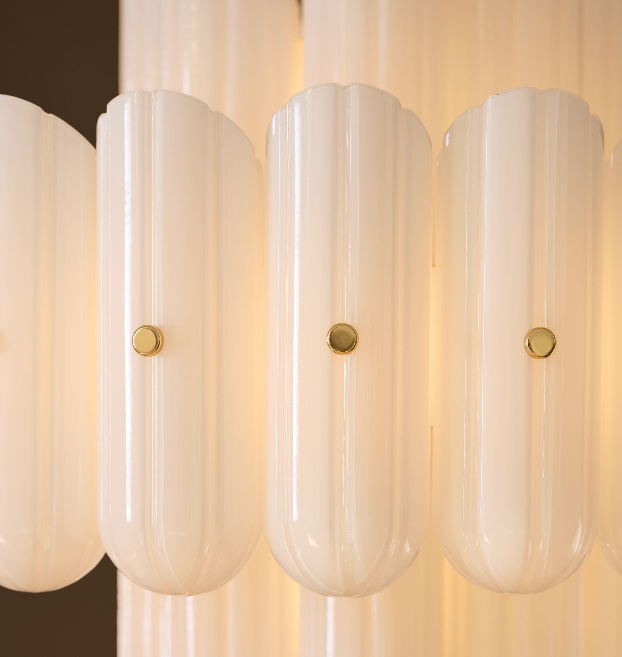 Lorna LED Double Tier Chandelier 25" 35" 46" - Aged Brass25"Blushlighting