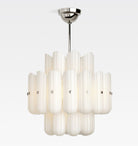 Lorna LED Double Tier Chandelier 25" 35" 46" - Polished Nickel25"Blushlighting