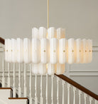 Lorna LED Double Tier Chandelier 25" 35" 46"-Chandelier-Blushlighting-Blushlighting