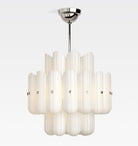 Lorna LED Double Tier Chandelier 25" 35" 46"-Chandelier-Blushlighting-Polished Nickel-25"-Blushlighting