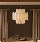 Lorna LED Double Tier Chandelier 25" 35" 46"-Chandelier-Blushlighting-Blushlighting