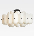 Lorna LED Double Tier Flush Mount 25" - BronzeBlushlighting