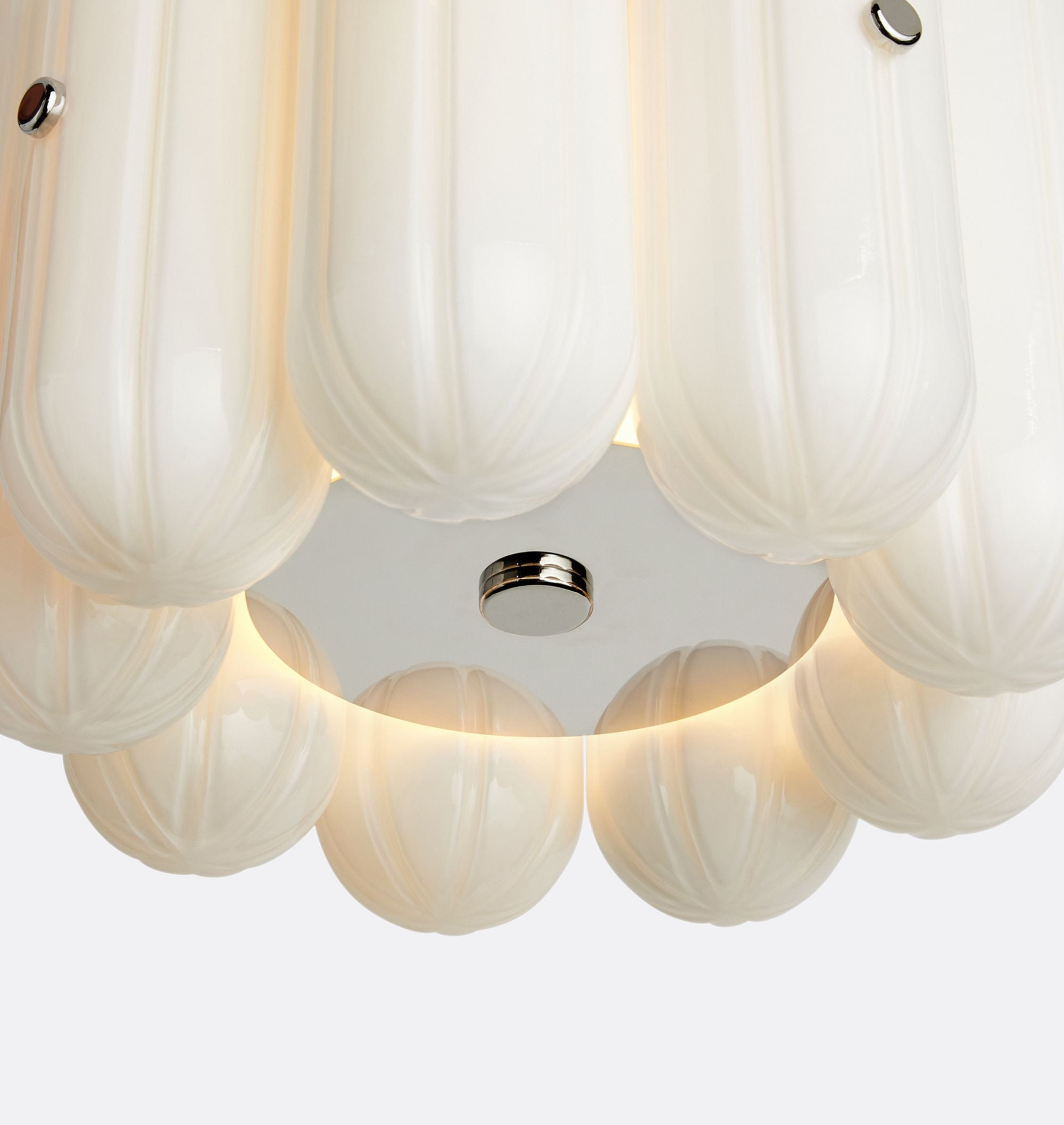 Lorna LED Flush Mount 16" - Polished NickelBlushlighting