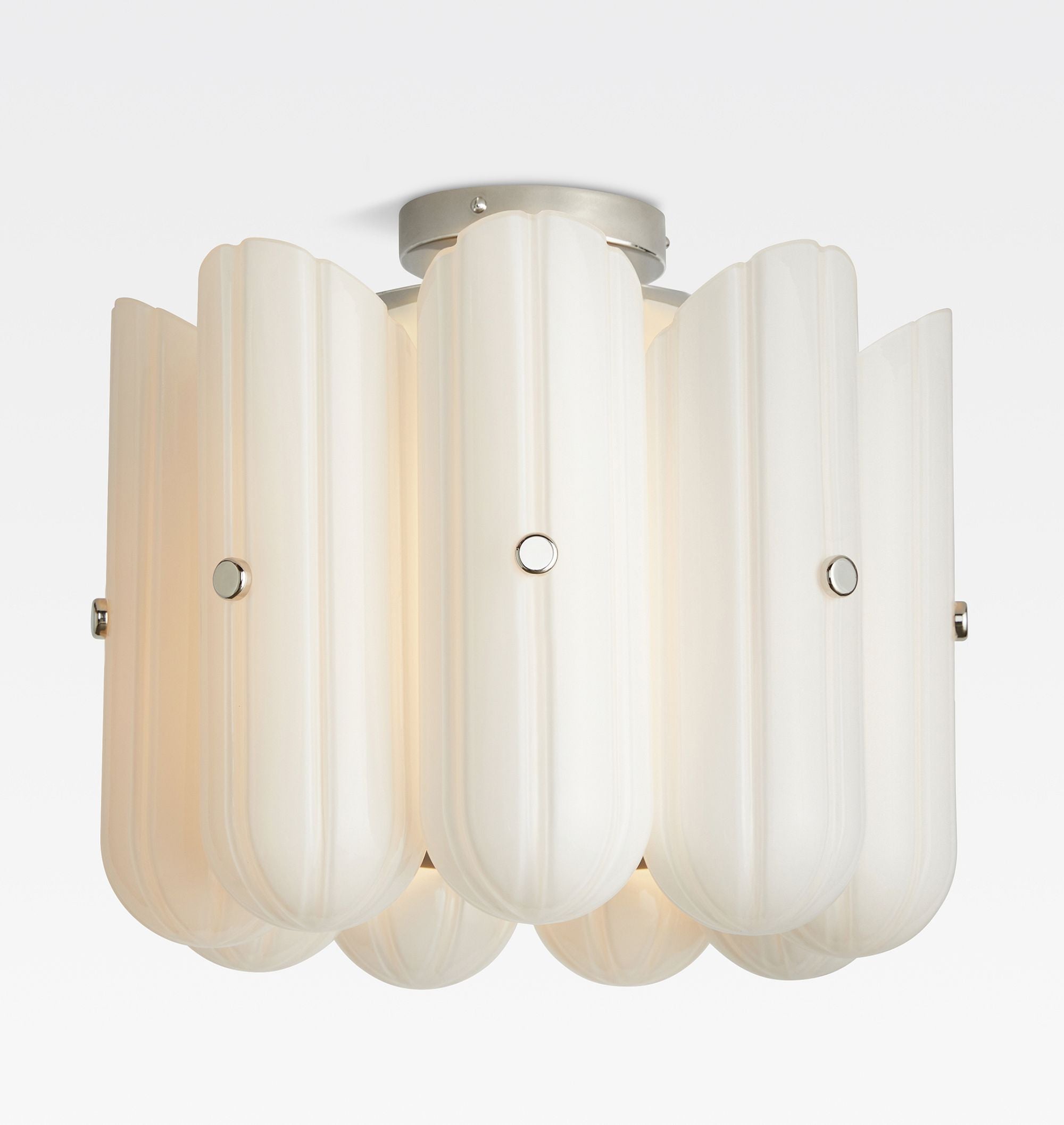 Lorna LED Flush Mount 16" - Polished NickelBlushlighting