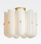 Lorna LED Flush Mount 16" - Aged BrassBlushlighting