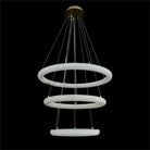 Luca Three-Tier Alabaster Pendant Chandelier - Blushlighting