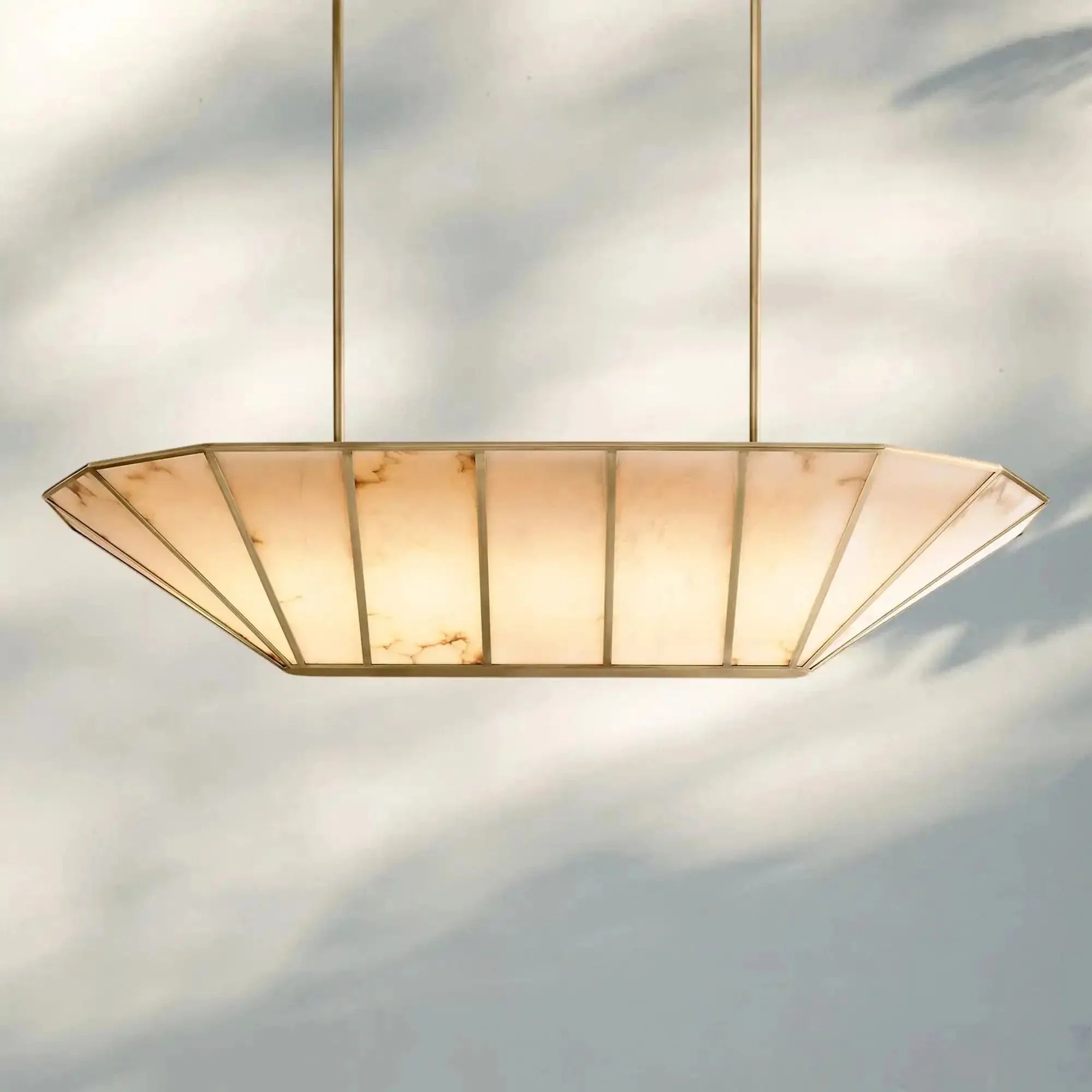 Lucette Linear Chandelier 52" 74" - Blushlighting