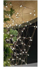 Lucia Tree Branch Chandelier for Foyer - Deep Golden BrownBlushlighting