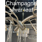 Lukas Oval Branching Brass Linear Teardrop Chandelier - 73" LengthDark CopperBlushlighting