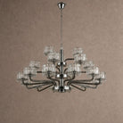 Lumiere Transitional Chrome Crystal Chandelier - Ø39.4" × H21.3" (Ø100 × H54 cm)Blushlighting