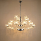 Lumiere Transitional Chrome Crystal Chandelier - Ø39.4" × H21.3" (Ø100 × H54 cm)Blushlighting