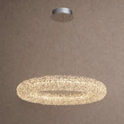 Lumina Crystal Pendant Chandelier - Ø39.4" × H4.9" (Ø100 × H12.5 cm)Blushlighting