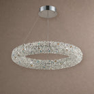 Lumina Crystal Pendant Chandelier - Ø31.5" × H4.9" (Ø80 × H12.5 cm)Blushlighting