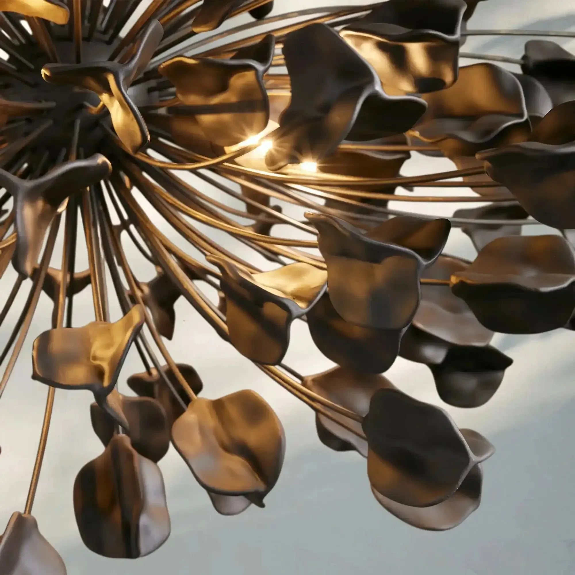 Lunaria Chandelier - BRASS / IVORYBlushlighting