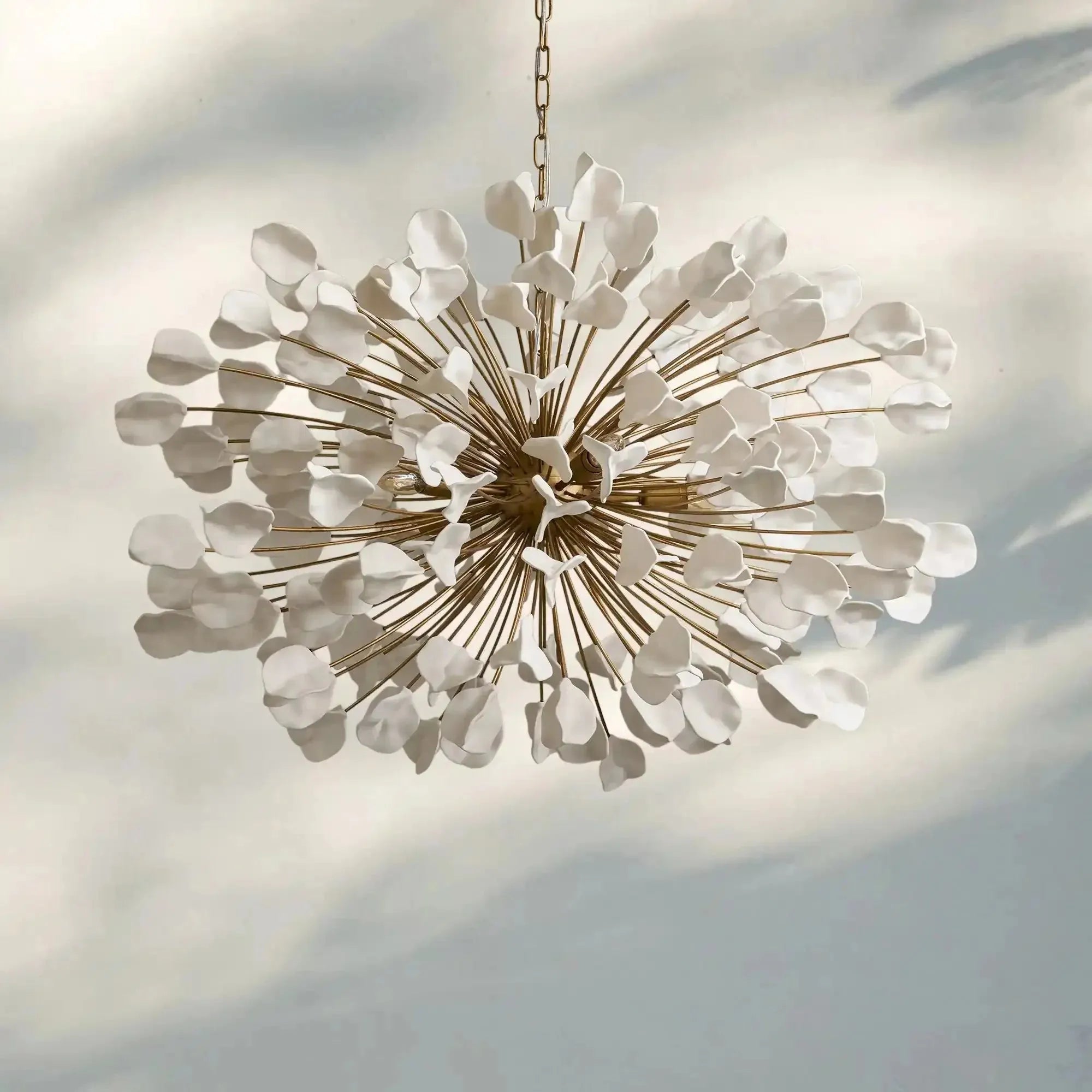 Lunaria Chandelier - BRASS / IVORYBlushlighting