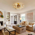 Lunaria Flush Mount - Brass / IvoryBlushlighting