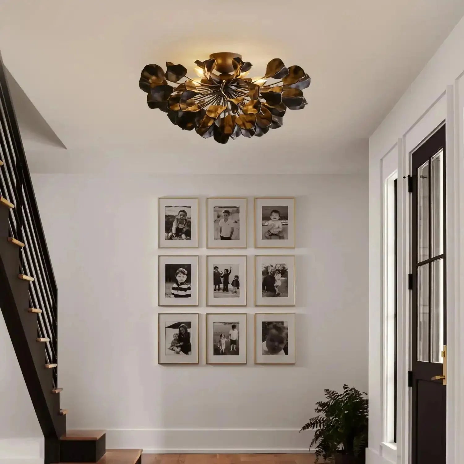Lunaria Flush Mount - Brass / IvoryBlushlighting