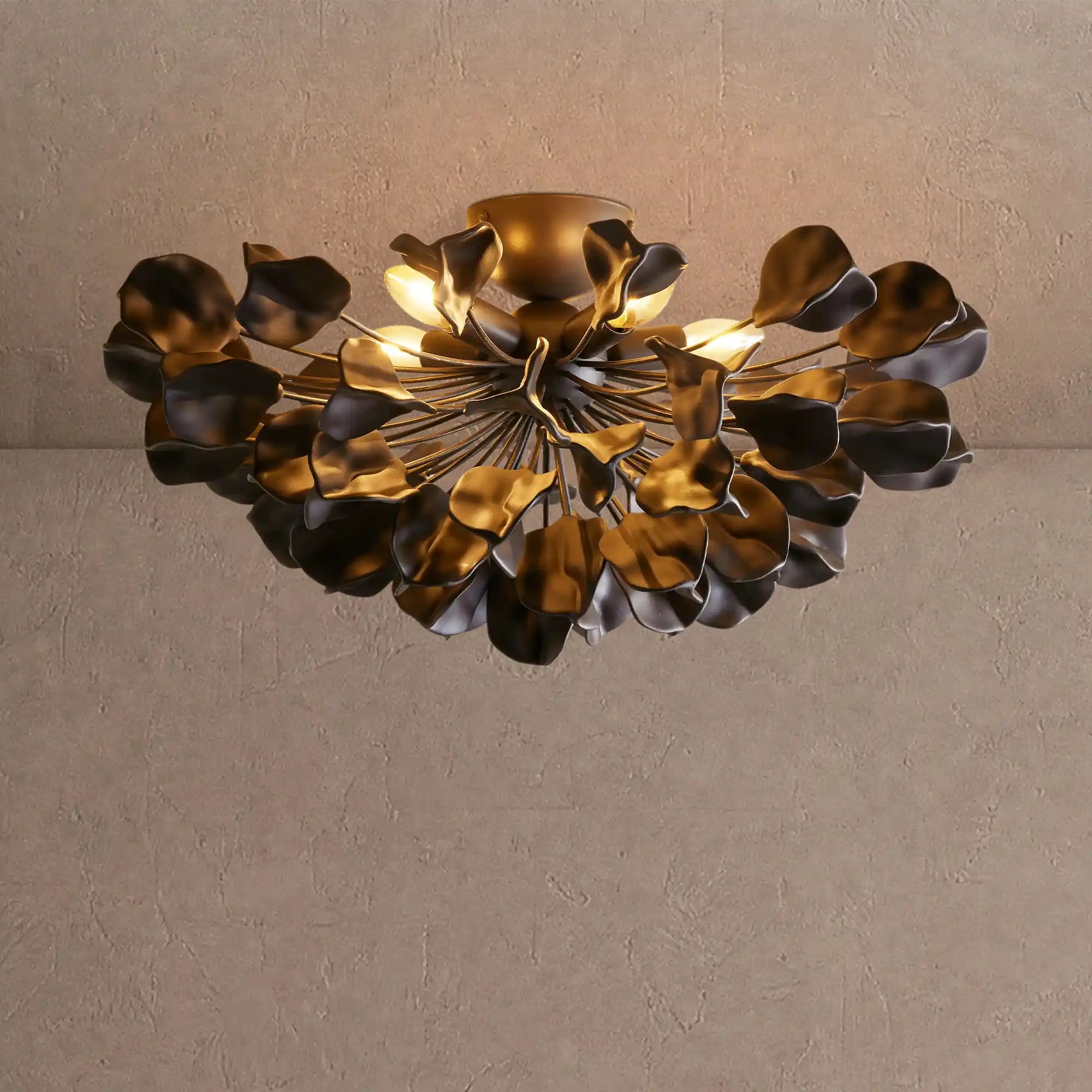 Lunaria Flush Mount - BLACK / EBONYBlushlighting