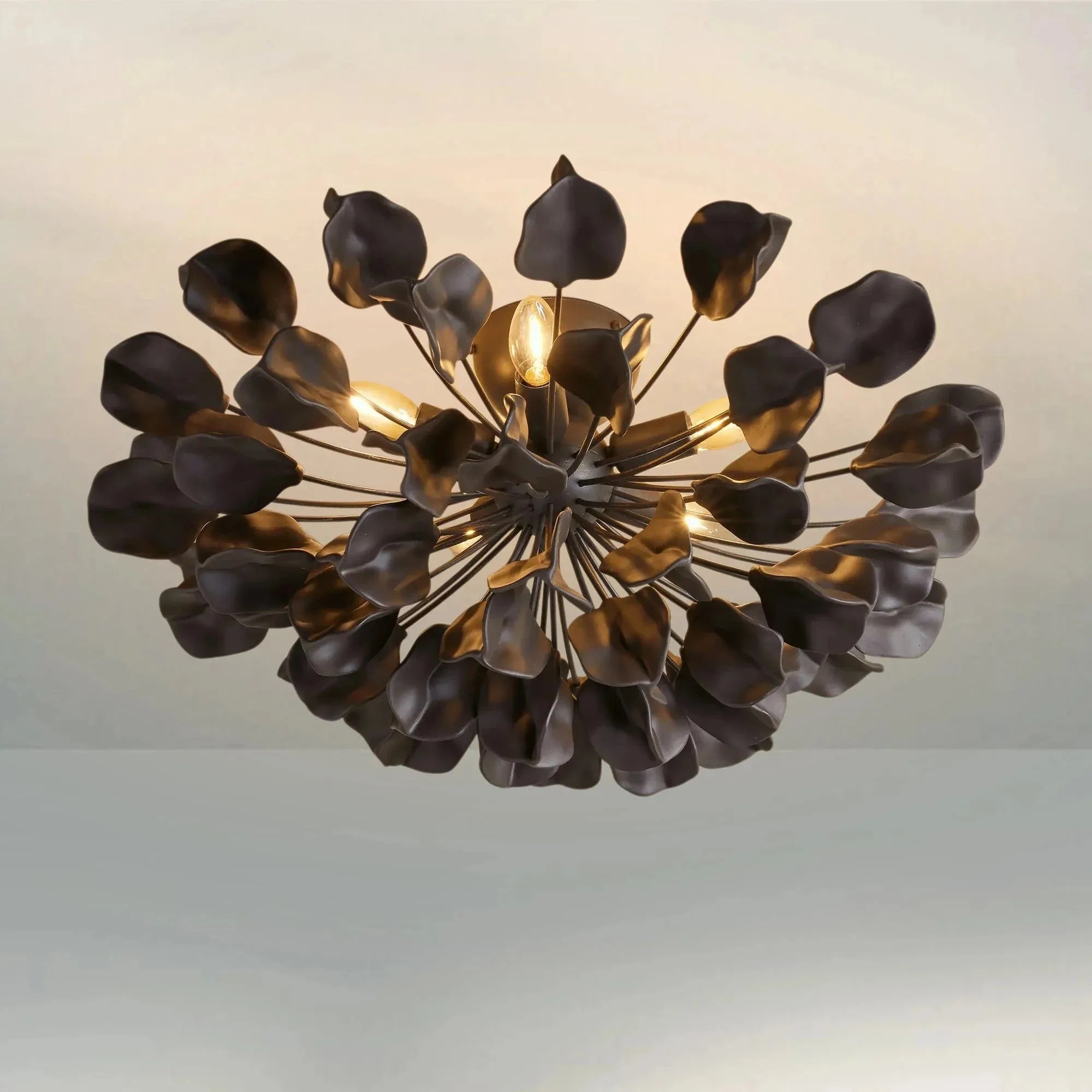 Lunaria Flush Mount - Bronze / EbonyBlushlighting