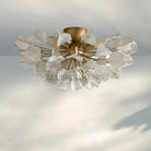 Lunaria Flush Mount - Brass / IvoryBlushlighting