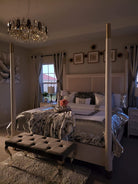 Luxurious K9 Crystal Chandelier Modern Ceiling Light Fixtures Set for Living Room/Dining Room - Round: D31.5"*H9"/10 Lights/20.5 kgGoldWarm LightBlushlighting