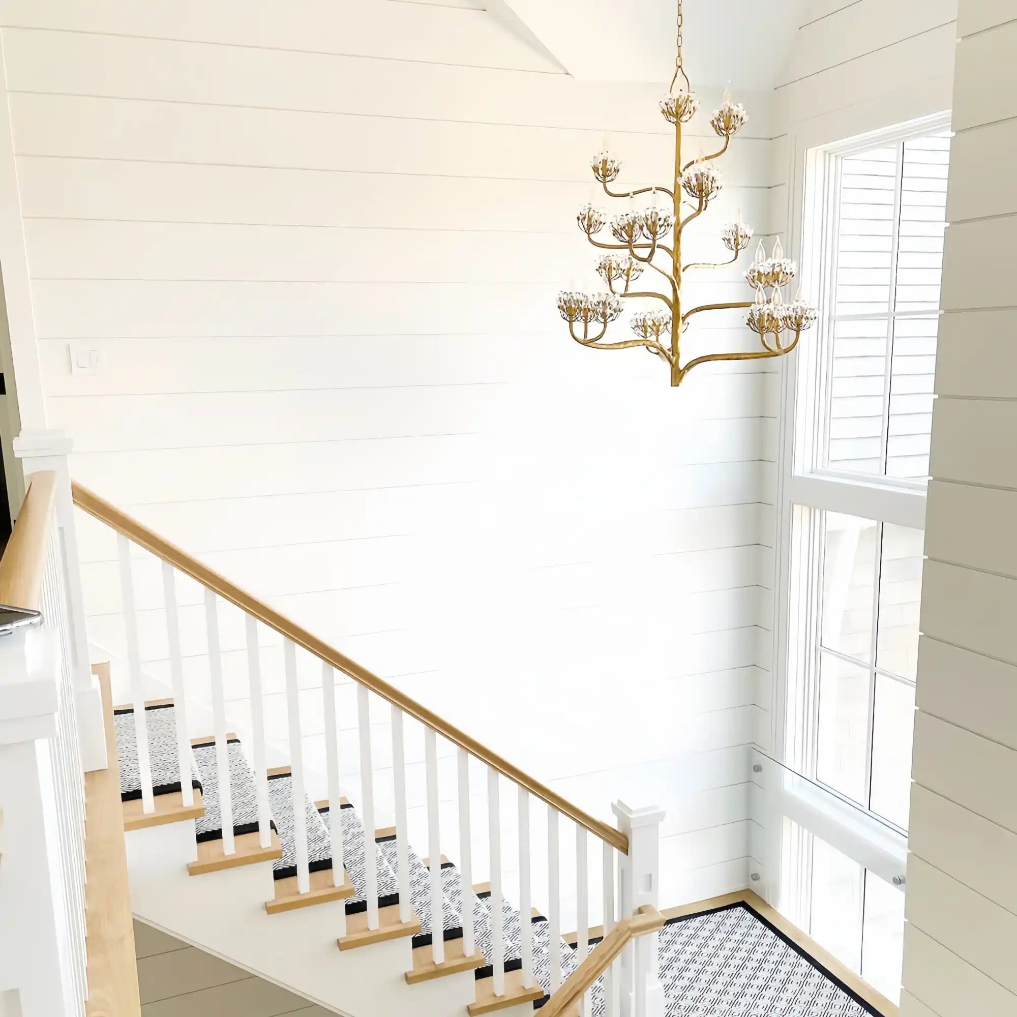 Luxury Branch Flower Chandelier in Gold for Living Room Staircase and Bedroom Lighting - 22 Lights/D42"*H43.5"Warm LighgtBlushlighting