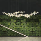 Luxury Ceramic Ginkgo Linear Chandelier-Chandelier-106''-
