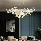 Luxury Ceramic Ginkgo Linear Chandelier - 39''Blushlighting